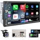 thumbnail image 1 of Estéreo de coche PLZ 7 inalámbrico de doble DIN con Carplay Android Auto, 1 of 7