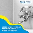 thumbnail image 4 of E-Z Patch 4 Carreaux de Piscine Blancs pour Réparations DIY & Pro - Couleur Ajustable Rafraîchissement des Joints (3 Livres), 4 of 5