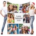 thumbnail image 3 of Personalised Gifts for Women and Men, Personalised for Adults, , Custom Blanket with Photos, for Birthday, Christmas, 3 of 6