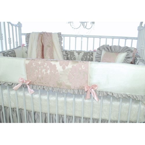 Blueberrie Kids Pink Champagne Crib Rail Guard Cover Walmart Com