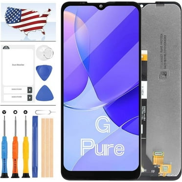 for Moto G Pure Screen Replacement for Motorola Moto G Pure XT2163 XT2163DL XT2163-4 6.5 inch LCD Display Touch Screen Digitizer Assembly Black Repair Parts Kit with Free Tools