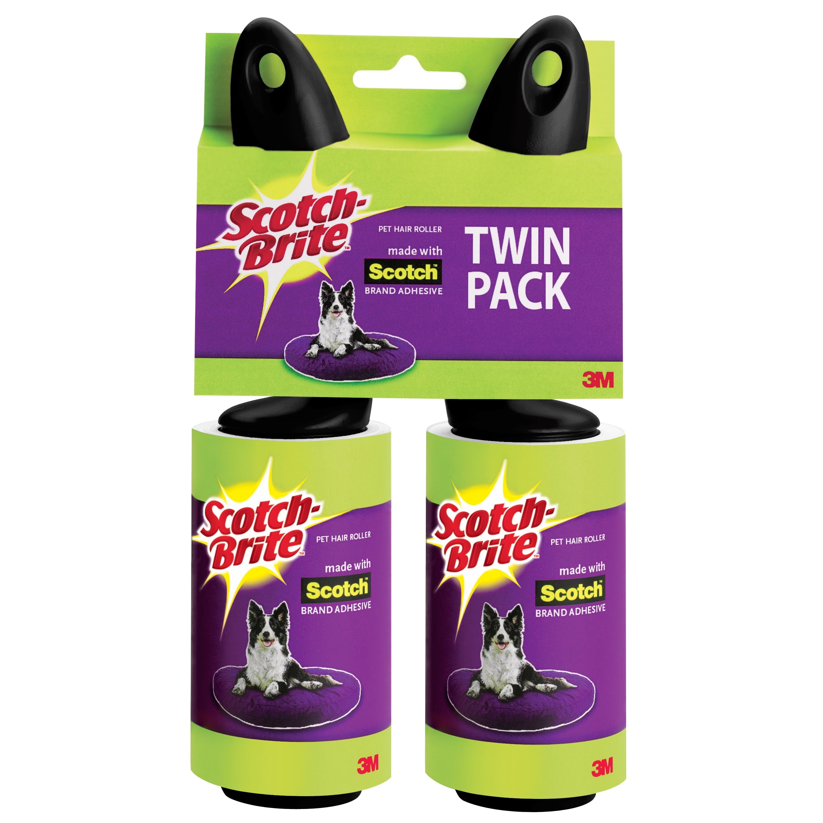 SCOTCHBRITE PET HAIR ROLLER TWIN, 839RS70TP