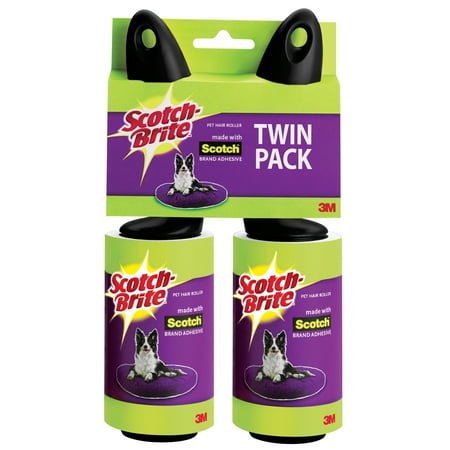 SCOTCH-BRITE PET HAIR ROLLER TWIN, 839RS-70TP