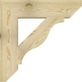 thumbnail image 3 of Ekena Millwork 6"W x 28"D x 28"H Funston Slat Rough Sawn Bracket, Douglas Fir, 3 of 4
