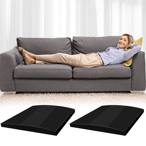 2Pcs Sofa Seat Support High Density Foam Couch Under Cushion Support Soft Trapezoidal Sofa Cushion Sag Repair 50 cm for Home Couch