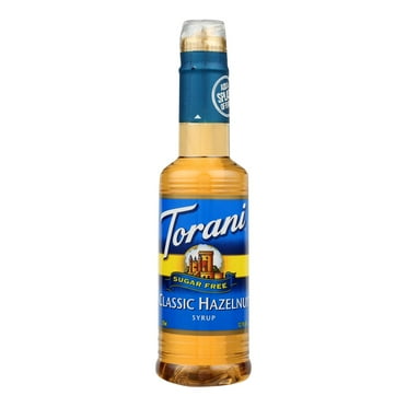 Torani Hazelnut Syrup, Sugar Free, 12.7 Fluid Ounces (Pack Of 4)