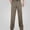 Khaki, variant on Men's Work Pants Loose Fit High Waist Stretch Soft Casual Pants Solid Color Side Pocket Workout Pants Gray Size 29