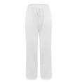 thumbnail image 4 of TRUBKH Baggy Sweatpants High Waisted Pants for Women Winter Pants Leggings with Pockets for Women Womens Wide Leg Pants Tummy Control Leggings for Women Thermal Leggings White Xl, 4 of 8