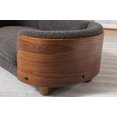 thumbnail image 6 of Pet Sofa Dog Bed Couch, Pet Couch Lounger with Solid Wood legs and Walnut Bent Wood Back, Velvet Cushion, Small Size, B, 6 of 8