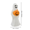 thumbnail image 4 of Fmxomd Halloween Ghost Figurine Funny Pumpkin Ghost Statue Ghost Decoration Holding for Gift Props Tabletop Home Decor Best Gifts for Party Weddings, 4 of 7