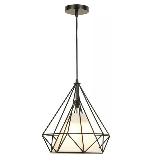 Lampara Colgante de una Luz Lab.G Negra