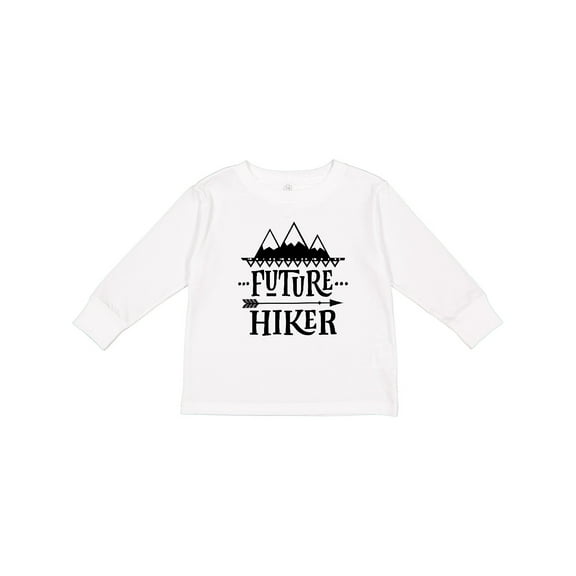 Inktastic Future Hiker Kids Hiking Boys or Girls Long Sleeve Toddler T-Shirt