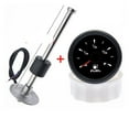 thumbnail image 1 of Fuel Level Gauge With 7 Colors Backlight + 0~190 Ohm Fuel Level Sensor Fit For Car Boat RV Camper ,Easy to Install, 1 of 6