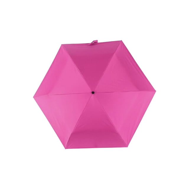 Paraguas plegable ligero Matsuzay protección contra sol y lluvia Rosa roja