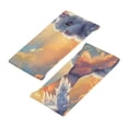 thumbnail image 3 of Lsque Sunshine Colorful Cloud Rabbit Pattern Sweatbands Sports Headband for Men & Women - Moisture Wicking Athletic Cotton Terry Cloth Sweatband for Tennis, Basketball, Running, 3 of 9