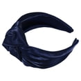 thumbnail image 7 of Unique Bargains 1 Pcs Shiny Knotted Wide Head Bands for Women Hairband Hair Hoop Hair Accessories Dark Blue, 7 of 7