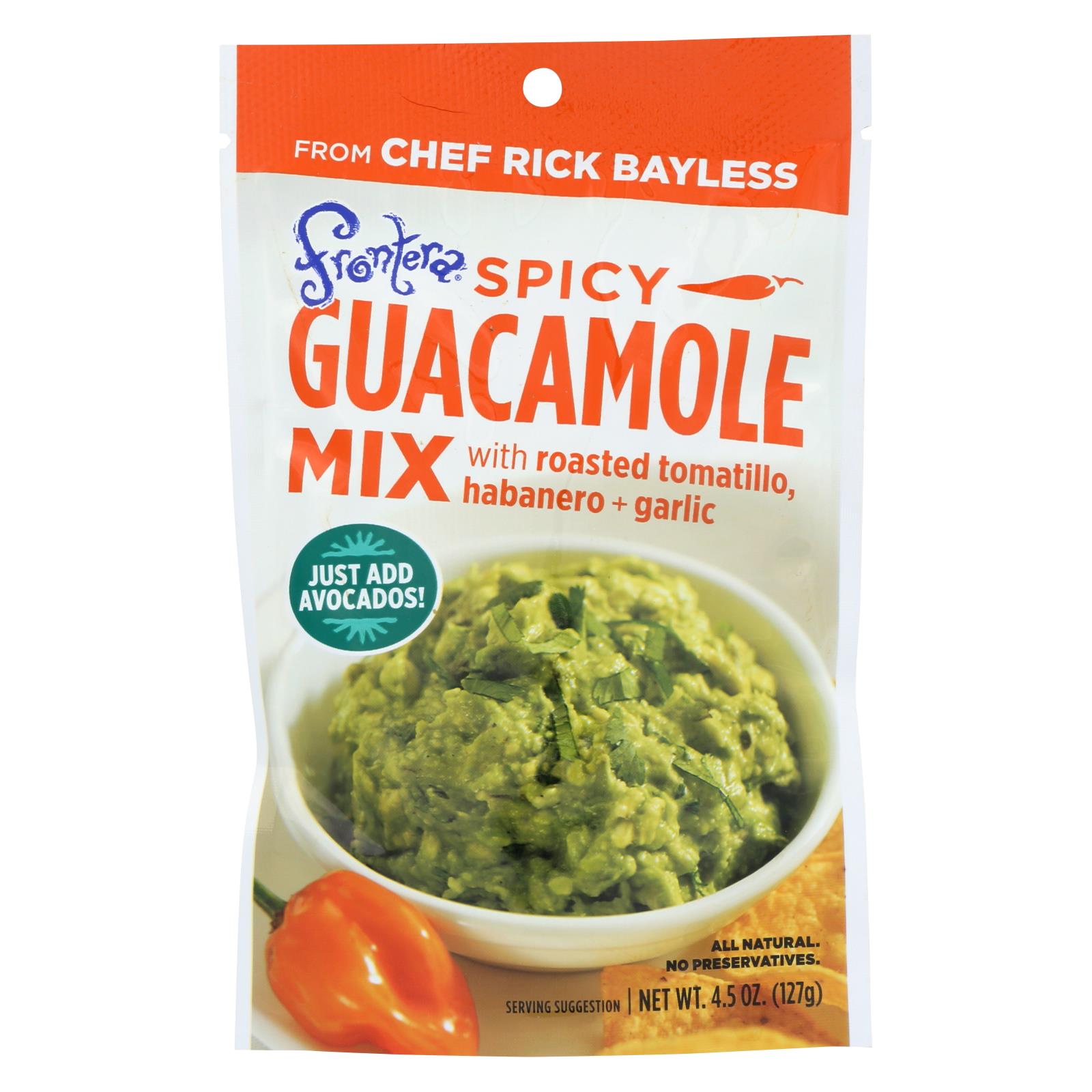 Frontera Foods Spicy Guacamole Mix Guacamole Mix Case of 8 4.5 oz