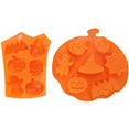 thumbnail image 1 of -2 piezas de molde de silicona de calabazas de Halloween, molde de silicona de fantasma de calabaza de calavera, moldes de silicona de fantasma de Halloween, molde de pastel con tema de Halloween., 1 of 5
