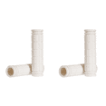 thumbnail image 1 of Manillar suave para bicicleta de montaña Wdftyju 2 pares extremo de goma blanco, 1 of 7