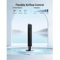thumbnail image 4 of TaoTronics Tower Fan, 42'' 90° Oscillating Quiet Standing Bladeless Fans with Remote, 25 ft/s Velocity, Height Adjustable, 5 Speeds 3 Modes, 12H Timer, Floor Fans for Bedroom, Home, Room, 4 of 9