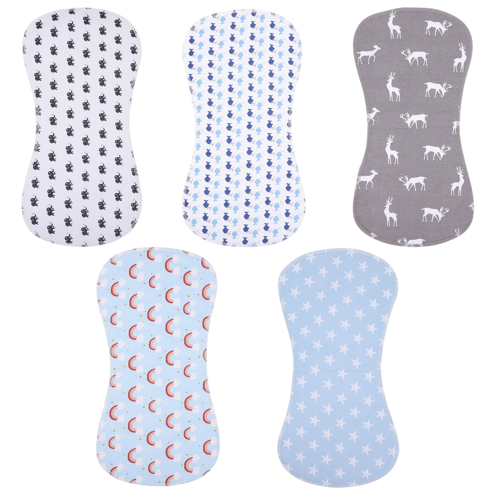 Burp Baby Clothes Cotton Cloth Cloths Burping Rags Absorbent Up Washcloths Towel Rag Spit Infant Organic Bib Milk Gifts