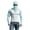 Sky Blue, variant on 3PC Cooling Shawl Arm Sleeves UV Protection Face Mask Skull Cap for Men Women Breathable Neck Gaiter Arm Sleeves for Outdoor Sports Army Green Free Size