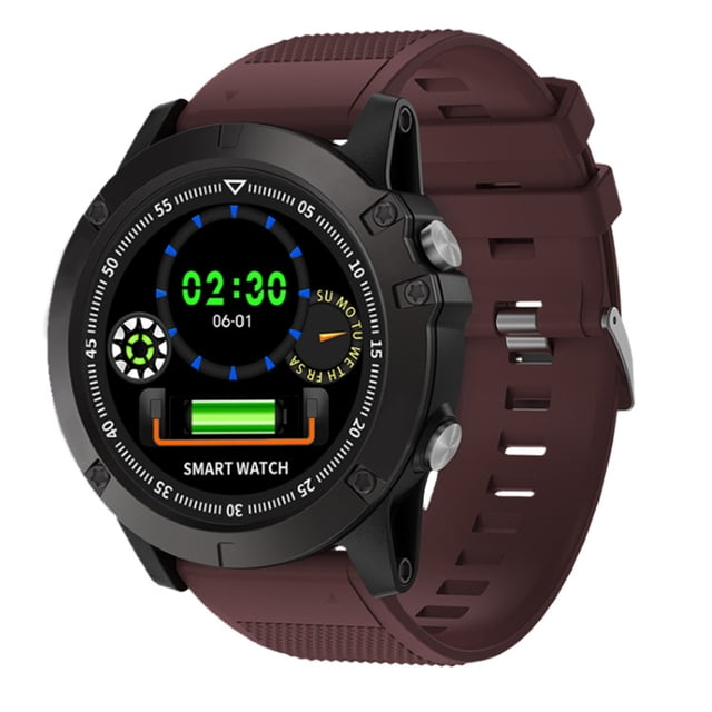 Reloj deportivo inteligente con frecuencia cardíaca IP68, resistente al agua, esfera redonda, reloj de pulsera con presión arterial, pantalla IPS de 1,22 " tholdsy DZ7774-03