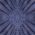 thumbnail image 1 of Ahgly Company Tapis d'Intérieur Lavable en Machine Carré Transitionnel Bleu Ardoise, 4 Pieds Carré, 1 of 7