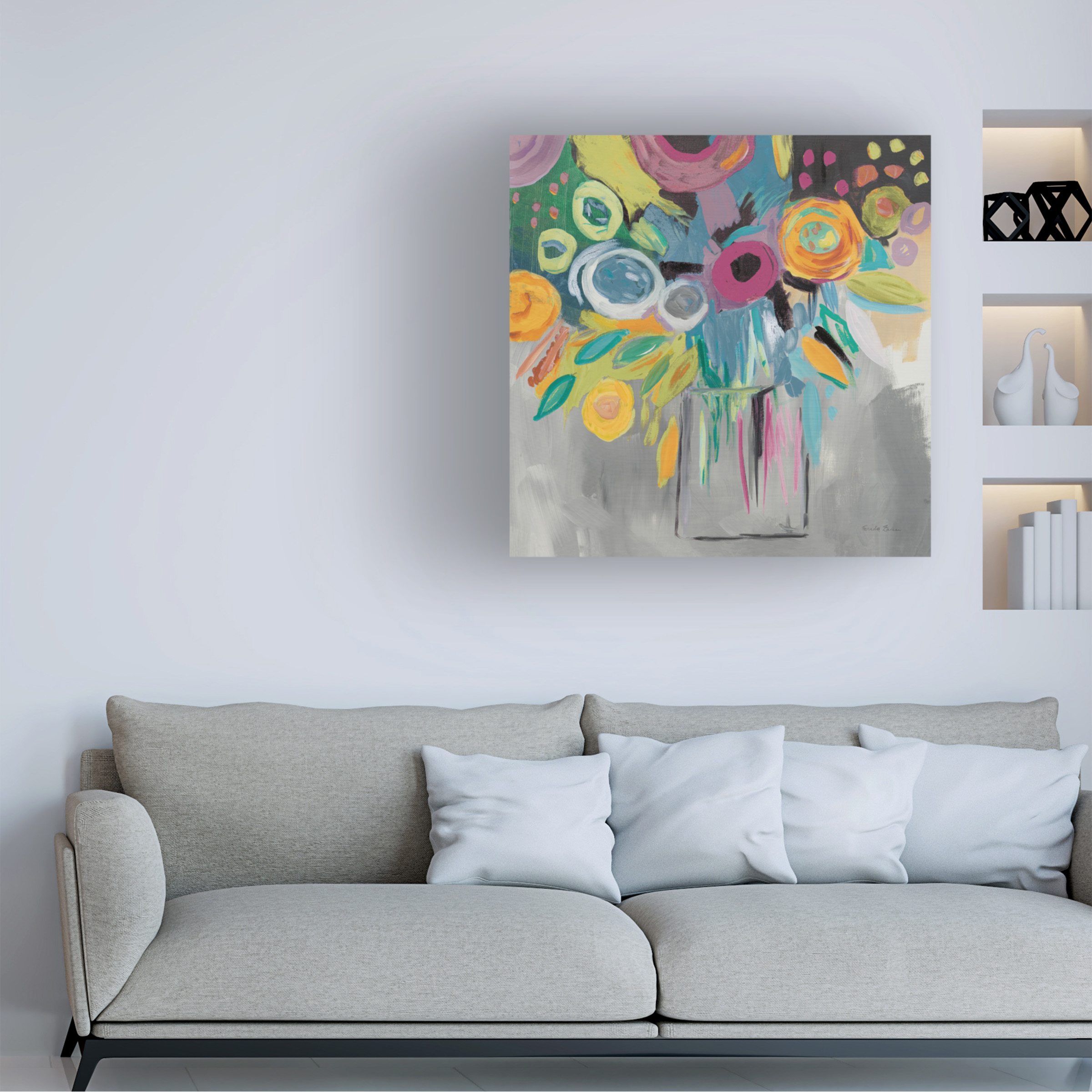 Trademark Fine Art 'Burst of Magic Autumn' Canvas Art by Farida Zaman