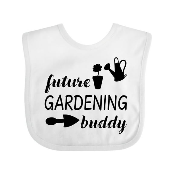 Inktastic Future Gardening Buddy Boys or Girls Baby Bib