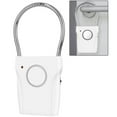 thumbnail image 3 of MesaSe Alarme de Poignée de Porte 110dB Alarme de Sécurité avec 3 Réglages Réglables Équipement d'Alarme Portable à Piles pour Maison Voyage Hôtel Appartement Sécurité, 3 of 10