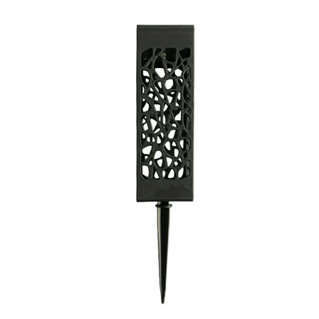 

Grave Vase Solar Light Hollow Floor Lights Flower Tube Durable Charging 6-8h 6*6*29cm Waterproof IP44 Vases With Spikes(without Flower)