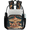 Multicolor 2, variant on Jiaoprinted Christmas Carousel Horses Clear Backpack for Stadium Events, Transparent Backpacks See Through Plastic Bag for Concerts & Work, Carousel Horses