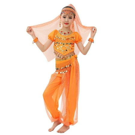 

TJAZFJPA Little Sister Newborn Outfit Sunflower Girl s Classic Cute Dance Children s Dance Show Belly Dance Sequin Mesh Set Baby Girl Outfit Little Sister Newborn Outfit Purple