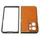 thumbnail image 2 of Funda plegable para teléfono a rayas, moderna, cómoda, con ajuste perfecto, para Oppo Find N2, color marrón, 2 of 12
