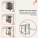 thumbnail image 3 of Escritorio L para Computadora, Duradero con Almacenamiento, para Home Office Pinmoco 7-WHTW, 3 of 6