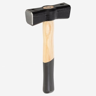 Picard 24 Oz Tiler's Hammer – Right-Handed Rhineland Pattern, Hand-Forged With Leather Grip & Nail Puller