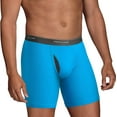thumbnail image 2 of Fruit of the Loom Men's Coolzone Boxer Briefs (Assorted Colors), 6 Pack - Black/Gray, Medium, 2 of 4