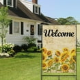 thumbnail image 4 of Spring Summer Sunflower Garden Flag 28x40 Inch Double Side for Outdoor Courtyard Garden Decor Flowers Welcome Holiday Flag for Outside Decoration, 4 of 6