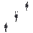 thumbnail image 4 of Corbata de Bolo Sonducket para hombres Corbatas occidentales con cordón de cuero de PU Collar colgante de piedra, 4 of 6