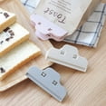 thumbnail image 2 of OUNONA Sealing Clips Bag Clips Portable Seal Clips and Snack Bag Fresh- Keeping Clamp Sealer For Kitchen Grey, 2 of 7