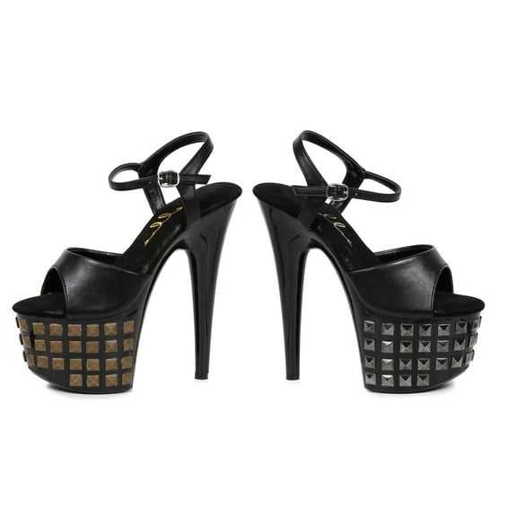 709-Stud 7" Studded Platform Sandal