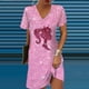 thumbnail image 3 of Vestidos formales con estampado de princesa Barbie para mujer, vestidos de verano con escote en V, vestidos bohemios para mujer, ropa femenina, vestido de fiesta, 3 of 5