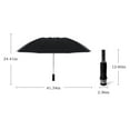 thumbnail image 3 of Kayannuo Valentines Day Gifts Clearance Compact Travel Umbrella Windproof Stick Umbrella Protection Umbrella 10 Rib Steel Umbrella Stand, 3 of 7