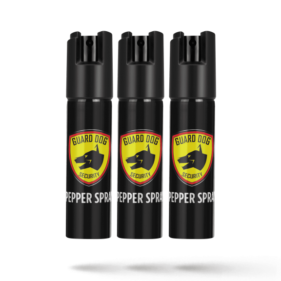 GUARD DOG SECURITY Compact Pepper Spray, Maximum Strength, 16 ft Range, Small Discreet Carry Canister, Made in USA, 0.75 fl oz