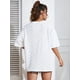 thumbnail image 2 of Stylish Regular Size Women'S Round Neck Short Sleeve T - Shirt with Breathable Fabric and Interlocked Heart Creative Pattern for Casual Wear, 2 of 6