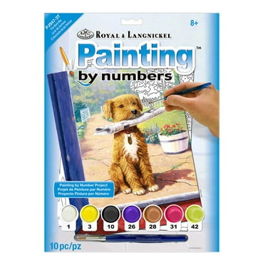 Royal & Langnickel Painting by numbers™ 10pc, The News Boy Project