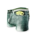 thumbnail image 4 of DPTALR Men's Denim Printed Pocket Boxer Shorts Pants Underpants, 4 of 9