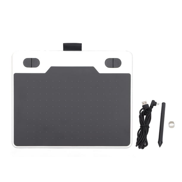 Tableta digital Reconocimiento automático Inducción electromagnética Lectura rápida Resolución 5080LPI Tableta de dibujo gráficoBlanco