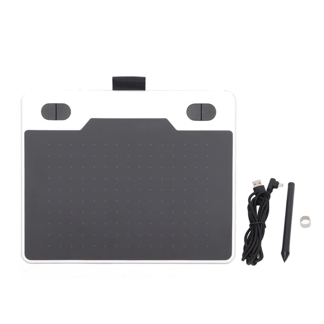 Tableta digital Reconocimiento automático Inducción electromagnética Lectura rápida Resolución 5080LPI Tableta de dibujo gráficoBlanco